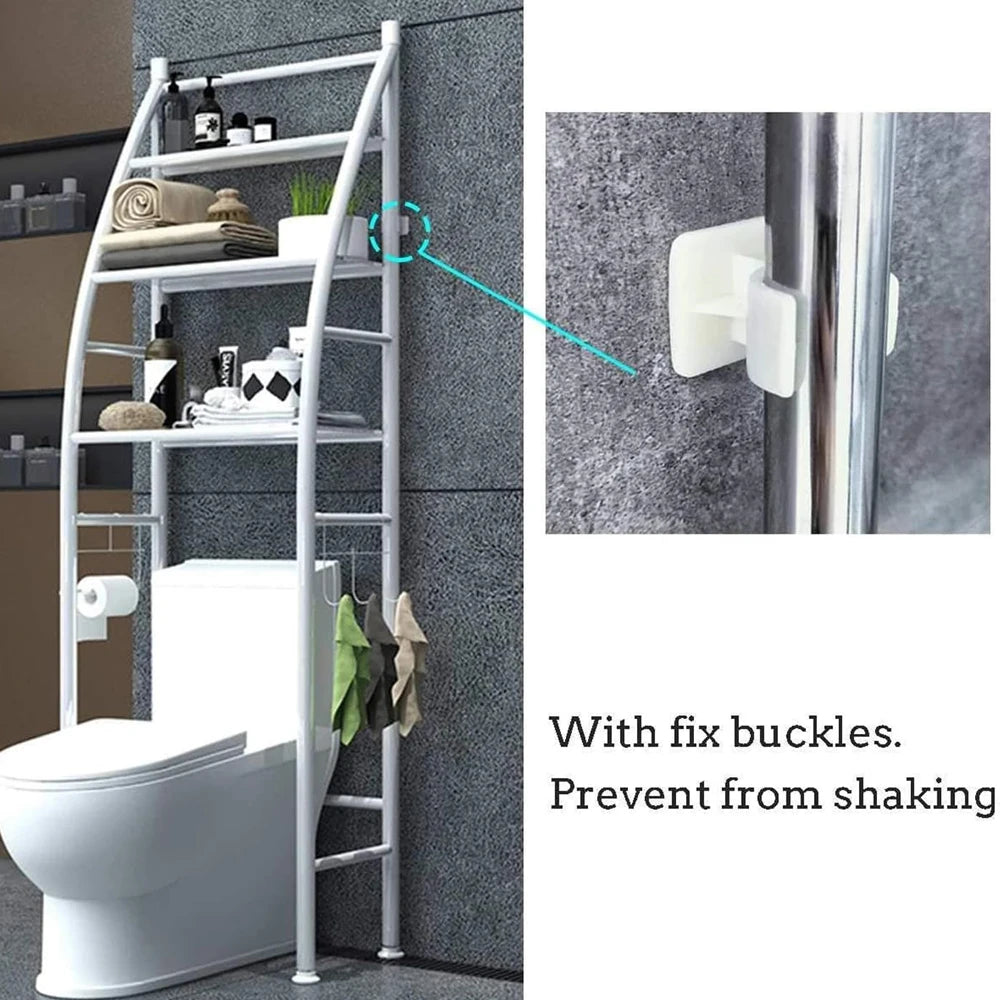 3-Layer Over-The-Toilet Shelf Bathroom Shelf Organizer