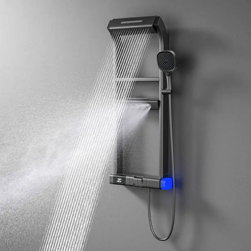 Multi-Function Shower System Bathroom Wall Mounted Thermostatic