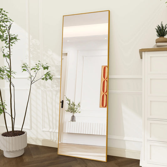 Comanlai Arched Full-Length Mirror Dressing Mirror 164 54