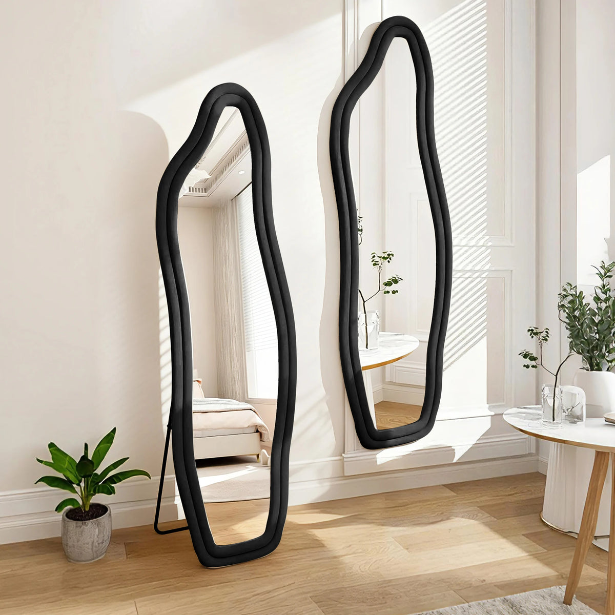 140 45 Cm Irregular Wavy Full Length Mirror