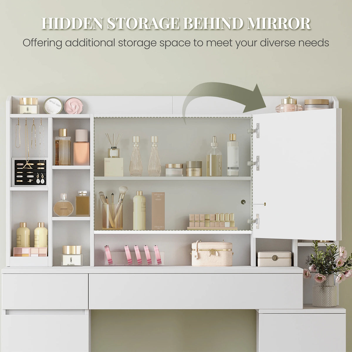 120 Cm Dressing Table Mirror Large Mirror Vanity