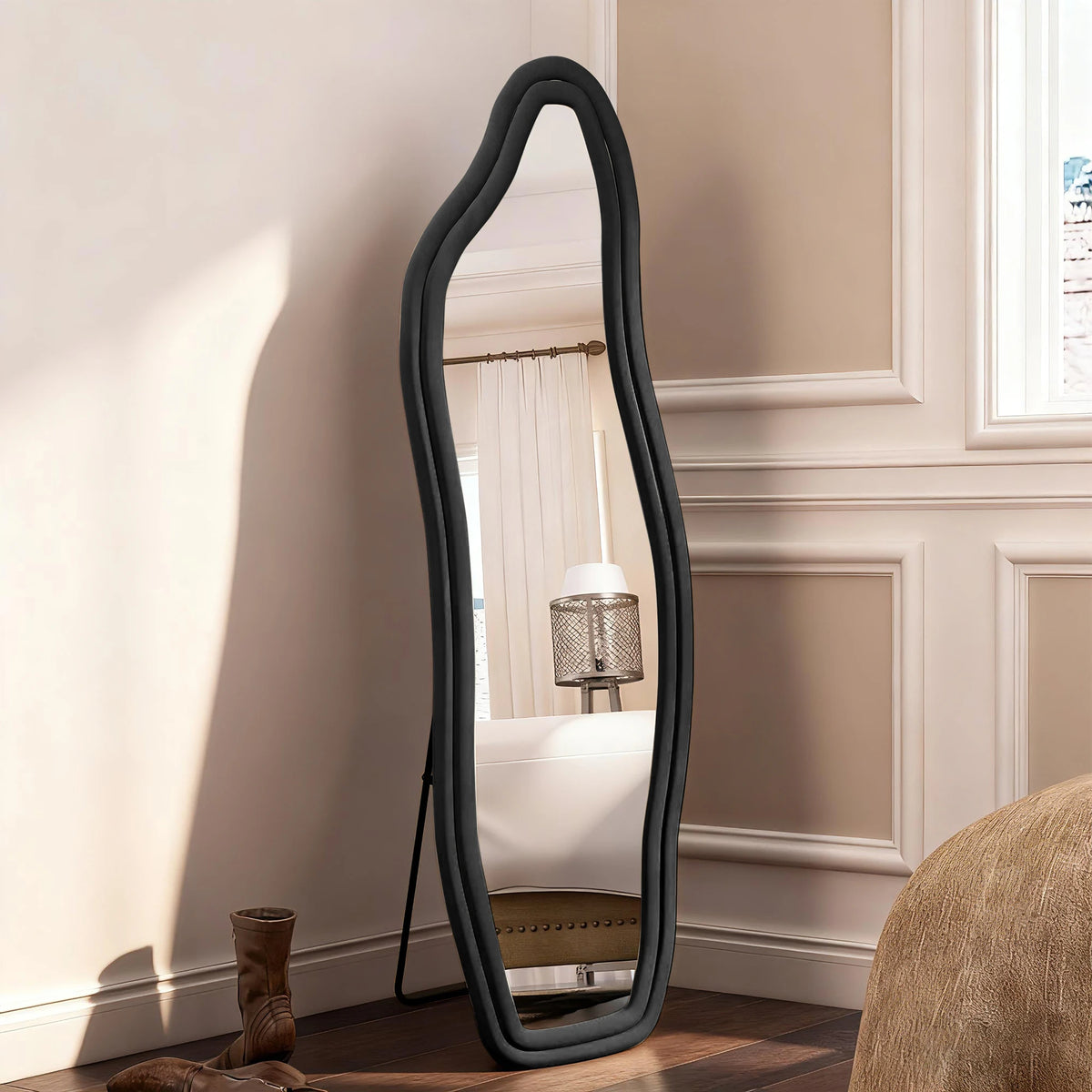 140 45 Cm Irregular Wavy Full Length Mirror