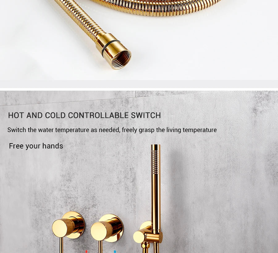 Bathroom Shower Faucet Bathroom Mixer Tap Bathtub Brass