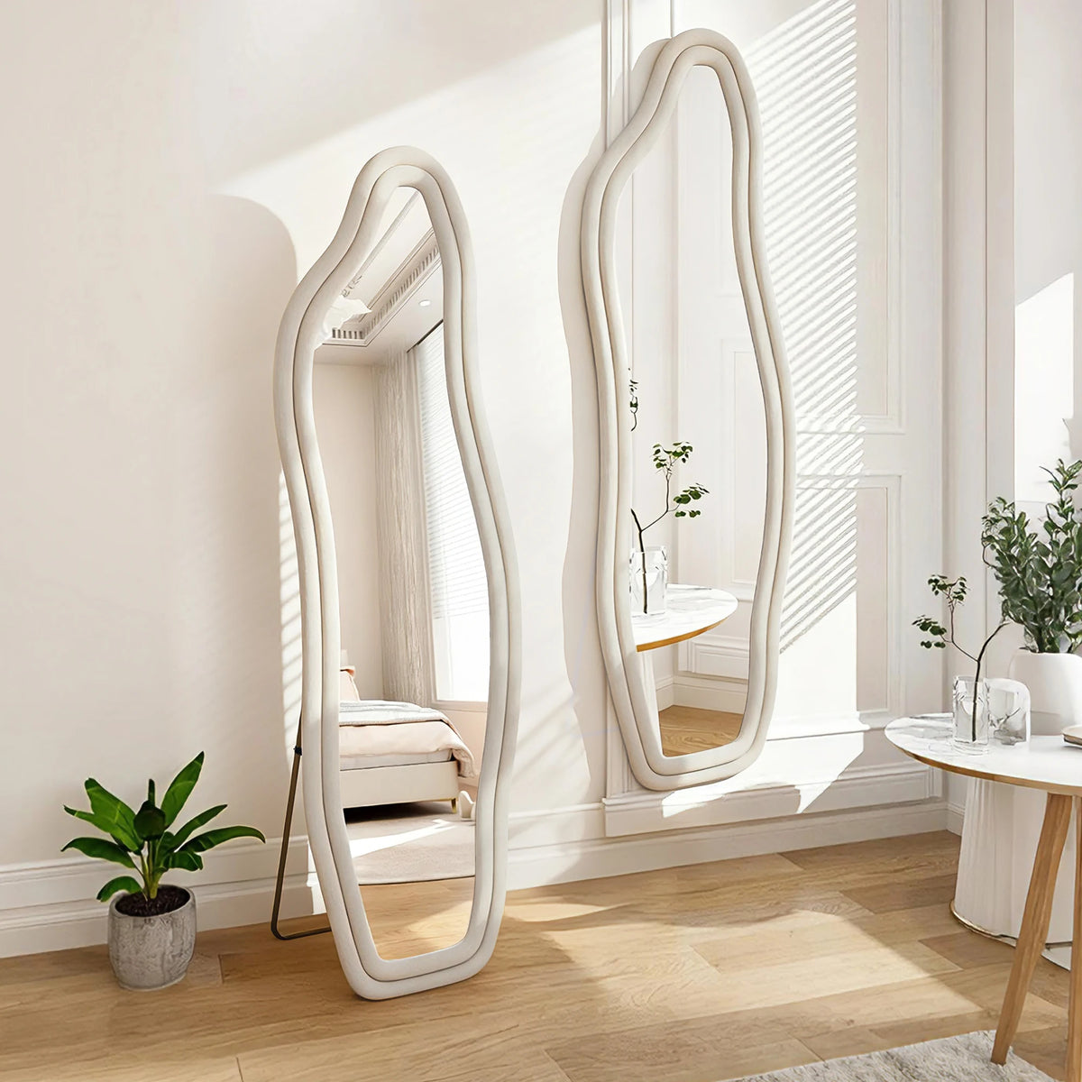 140 45 Cm Irregular Wavy Full Length Mirror