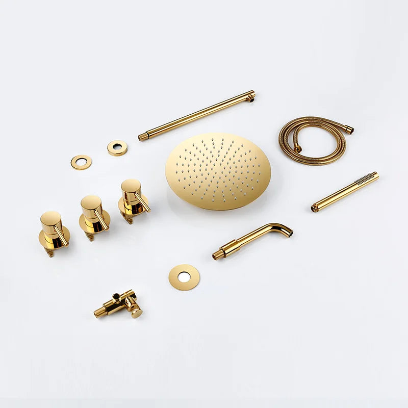 Bathroom Shower Faucet Bathroom Mixer Tap Bathtub Brass