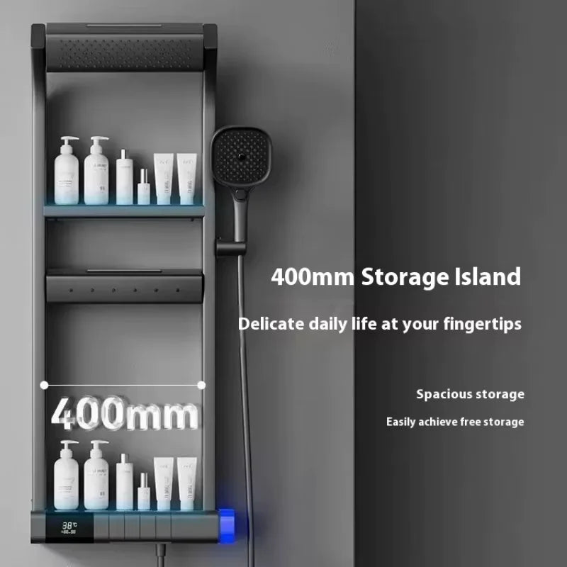 Multi-Function Shower System Bathroom Wall Mounted Thermostatic
