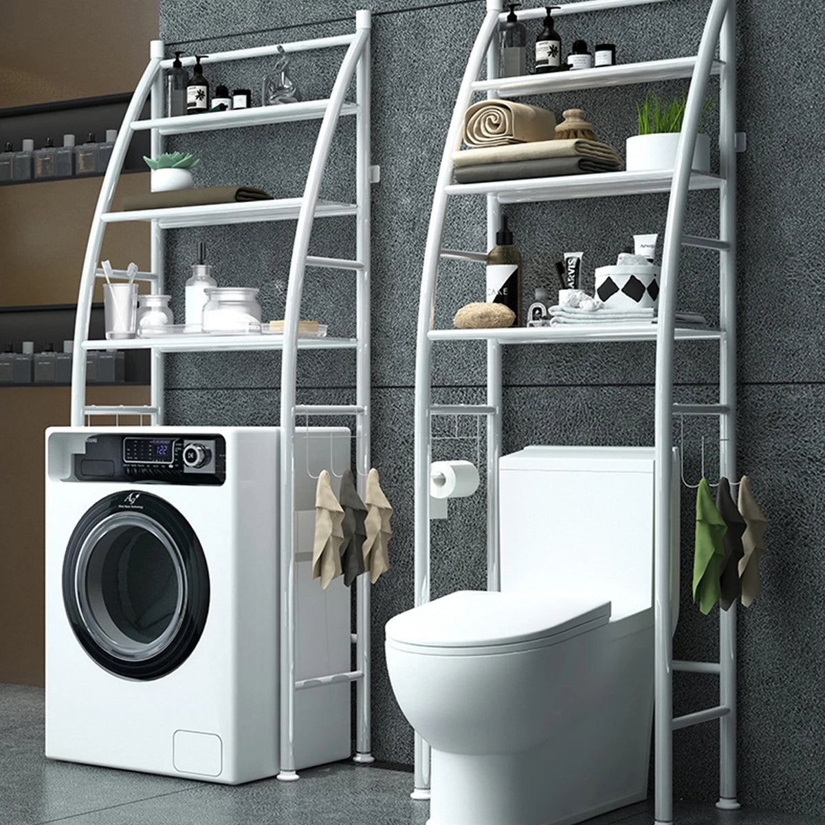 3-Layer Over-The-Toilet Shelf Bathroom Shelf Organizer