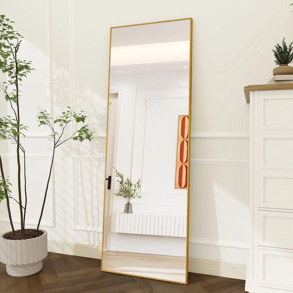 Anajqaqia 164-177cm Full-Length Mirror Rectangle Floor Standing