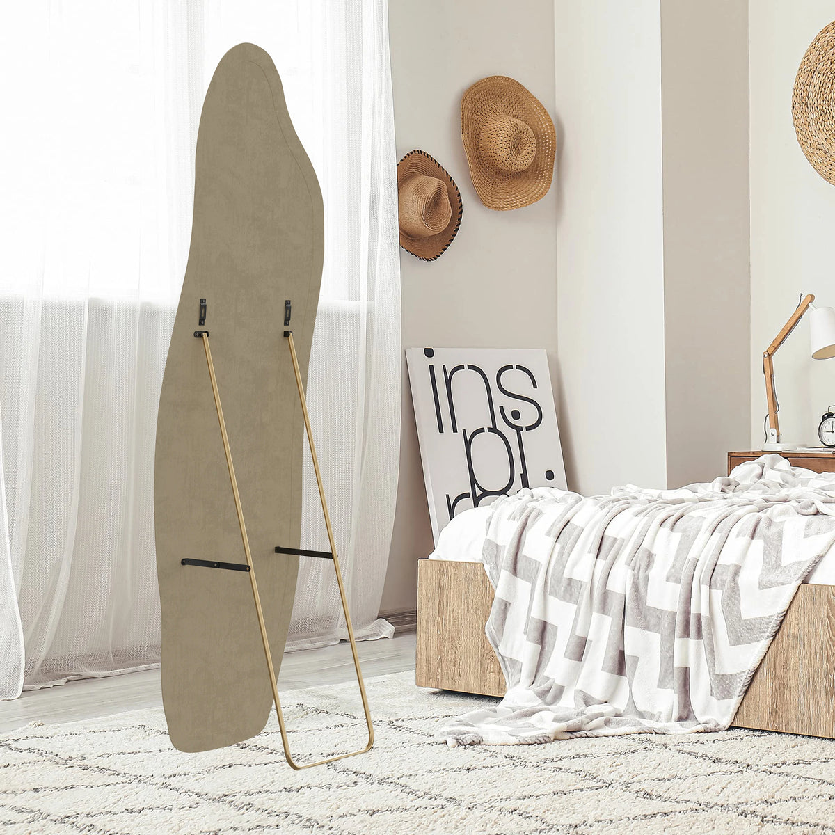 140 45 Cm Irregular Wavy Full Length Mirror