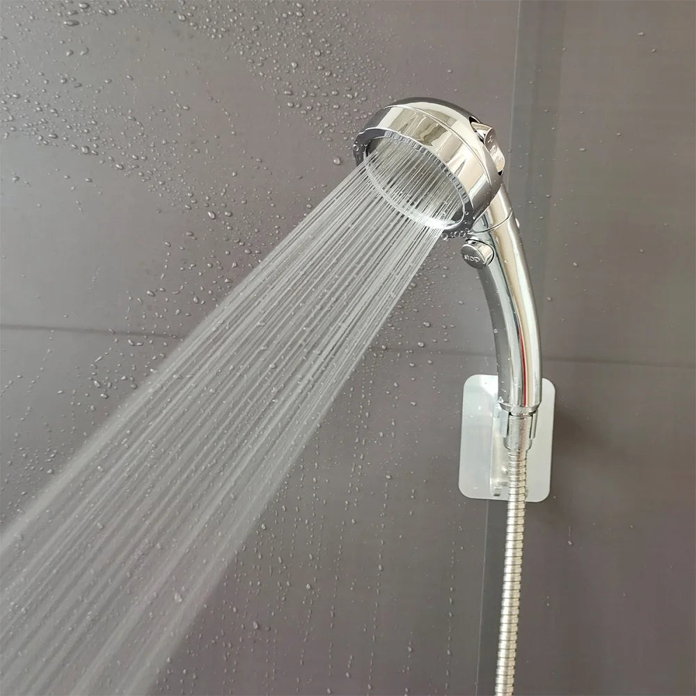 High Pressure Shower Head On/Off Pause Switch Modes
