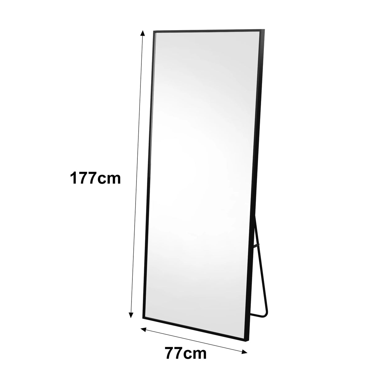 Comanlai Arched Full-Length Mirror Dressing Mirror 164 54