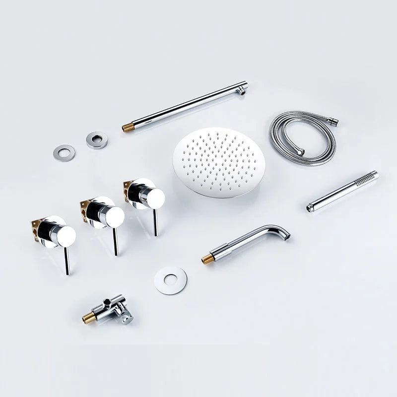 Bathroom Shower Faucet Bathroom Mixer Tap Bathtub Brass