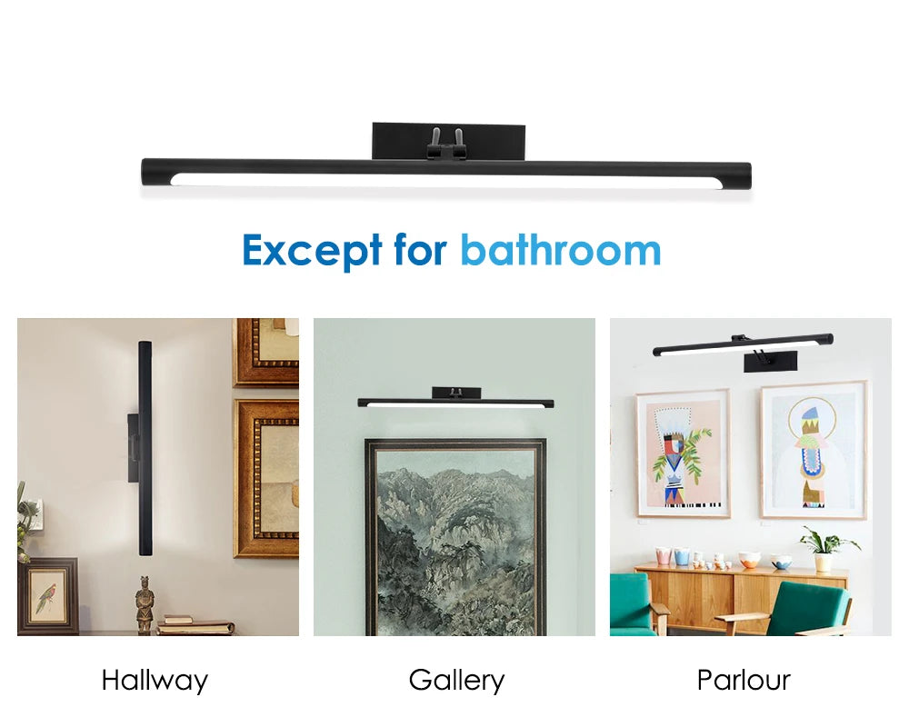 Luckyled Modern Mirror Light Bathroom Wall Lamp Loft