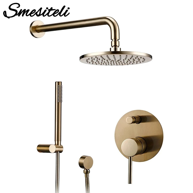 Bagnolux Shower Brass Drawing Concealed Wall Hanging Top