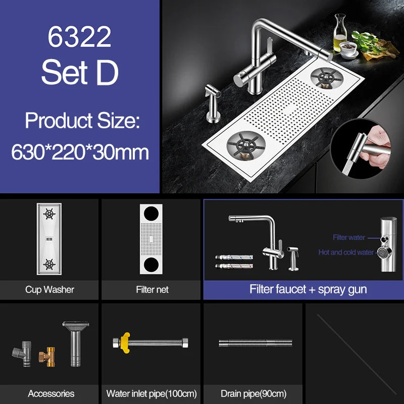 Asras Cup Washer Bar Counter Sink 304 Stainless