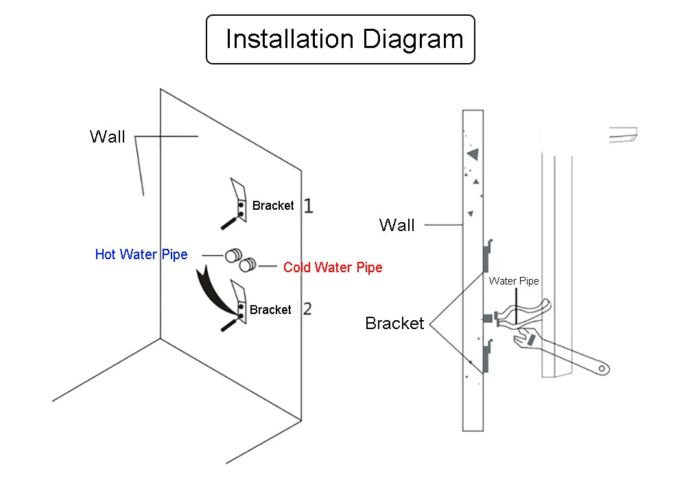 Golden Black Shower Panel Wall Rain Waterfall Shower