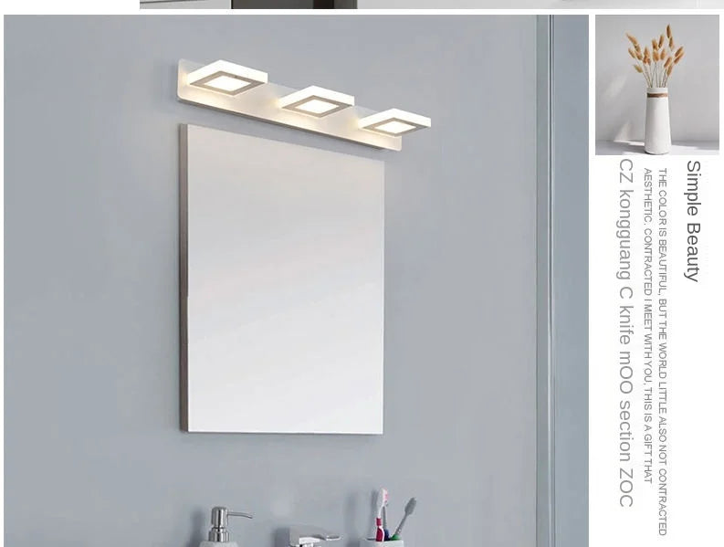 Bathroom Mirror Front Wall Sconce Lamp Led Cloakroom