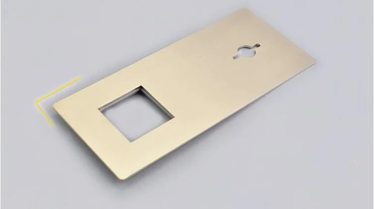 Brushed Gold Basin Faucet Concealed Bathroom Sink Faucet