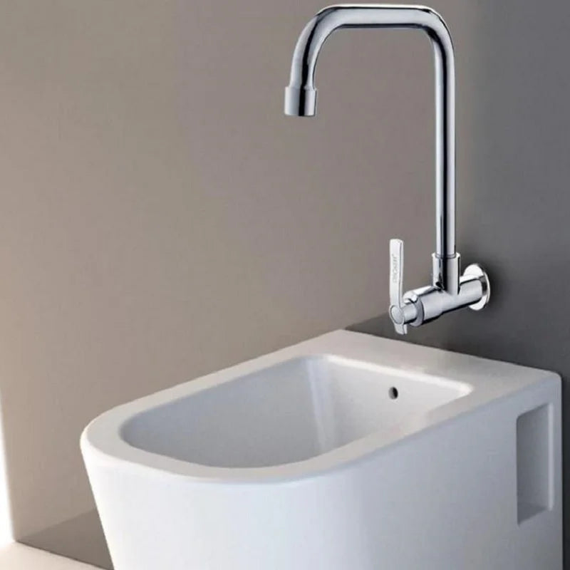 Wall Mount 360 Rotating Swivel Basin Sink Faucet