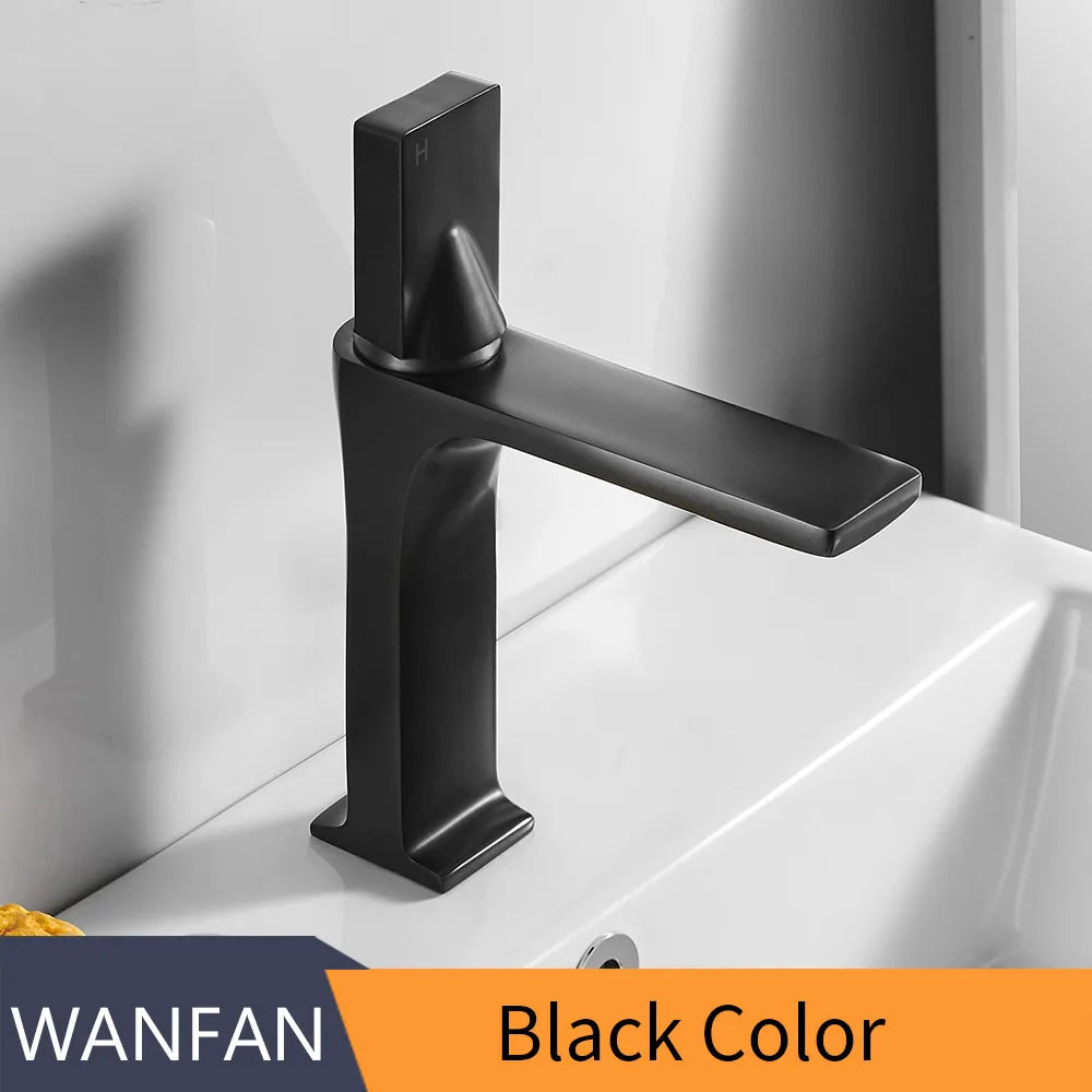 Basin Faucet Bathroom Sink Faucet Handle Hole Chrome
