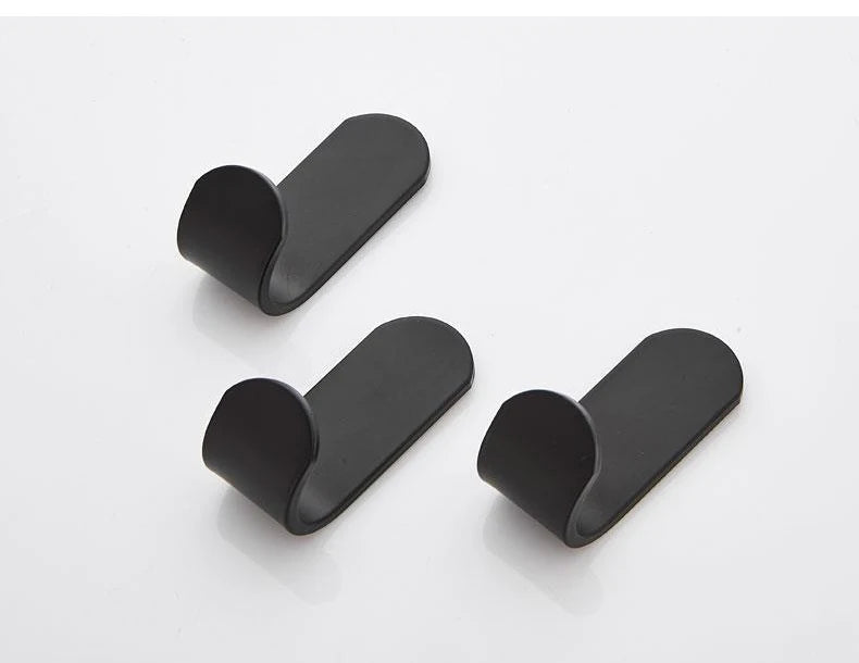 30-50cm Black Bath Towel Holder Bathroom Towel Rack