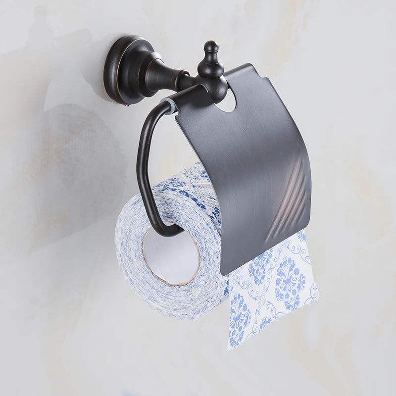 Oil Rubbed Bronze Bathroom Towel Shelf Towel Holder
