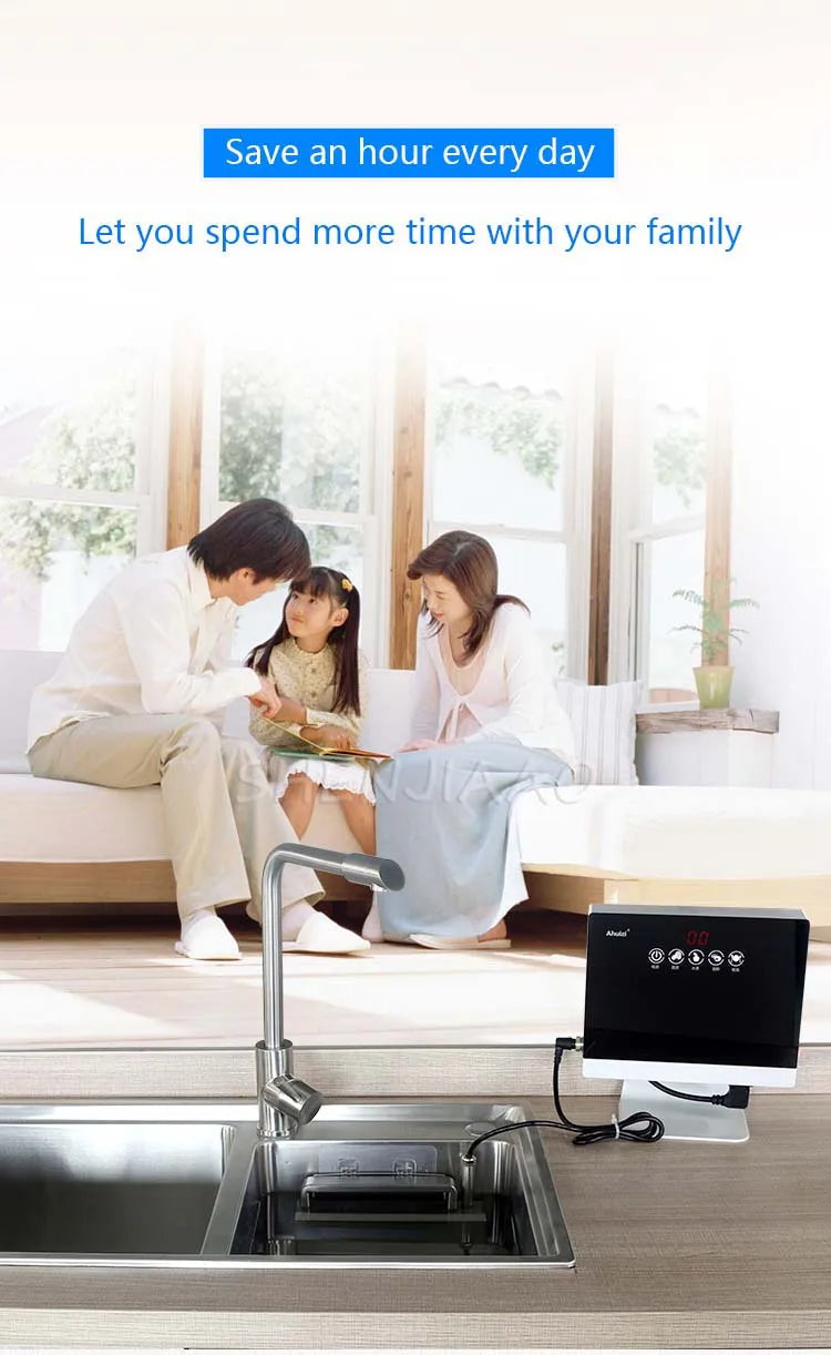 Sink Dishwasher Automatic Ultrasonic Dishwasher Small