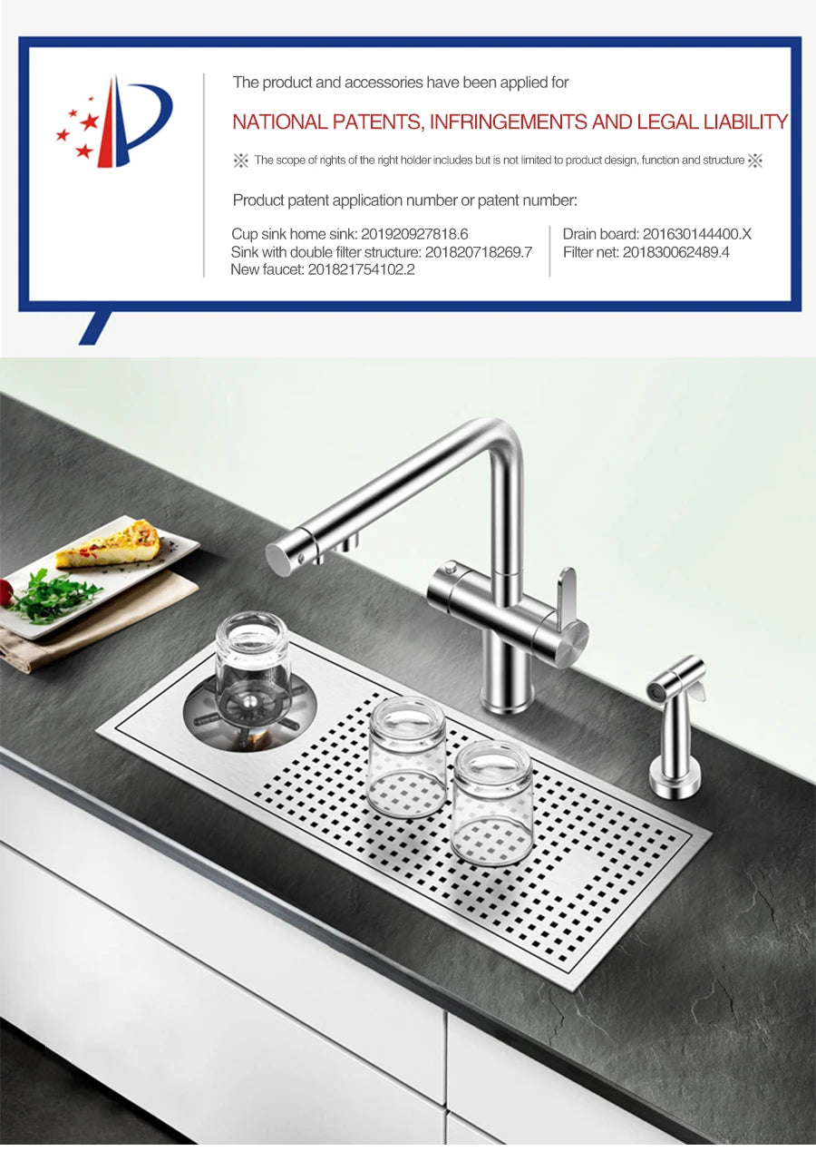 Asras Cup Washer Bar Counter Sink 304 Stainless