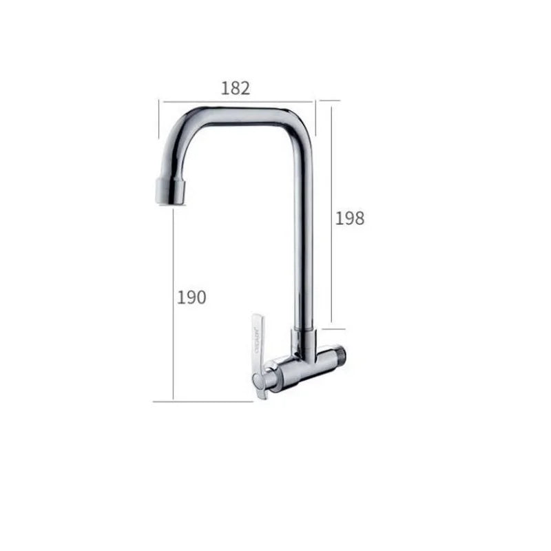 Wall Mount Cold Tap 360 Rotating Swivel Hole