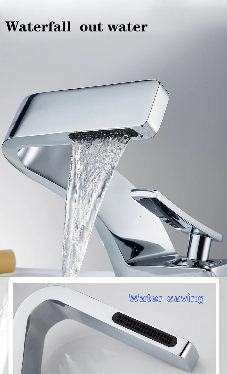 Becola Brushed Gold Basin Faucet Black Bathroom Mixer