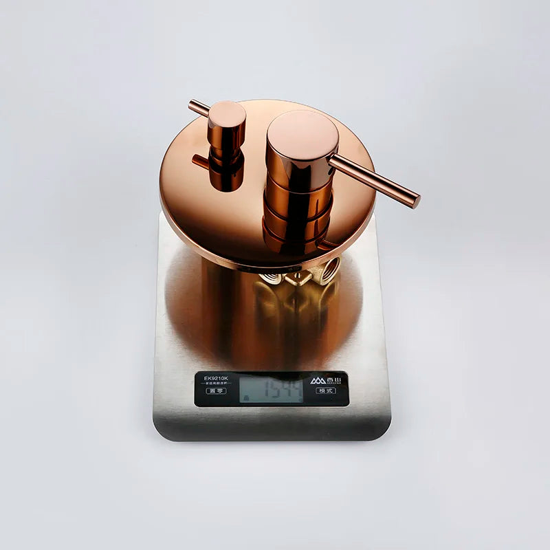 Brass Rose Gold Shower 8-16 Inch Bathroom Wall