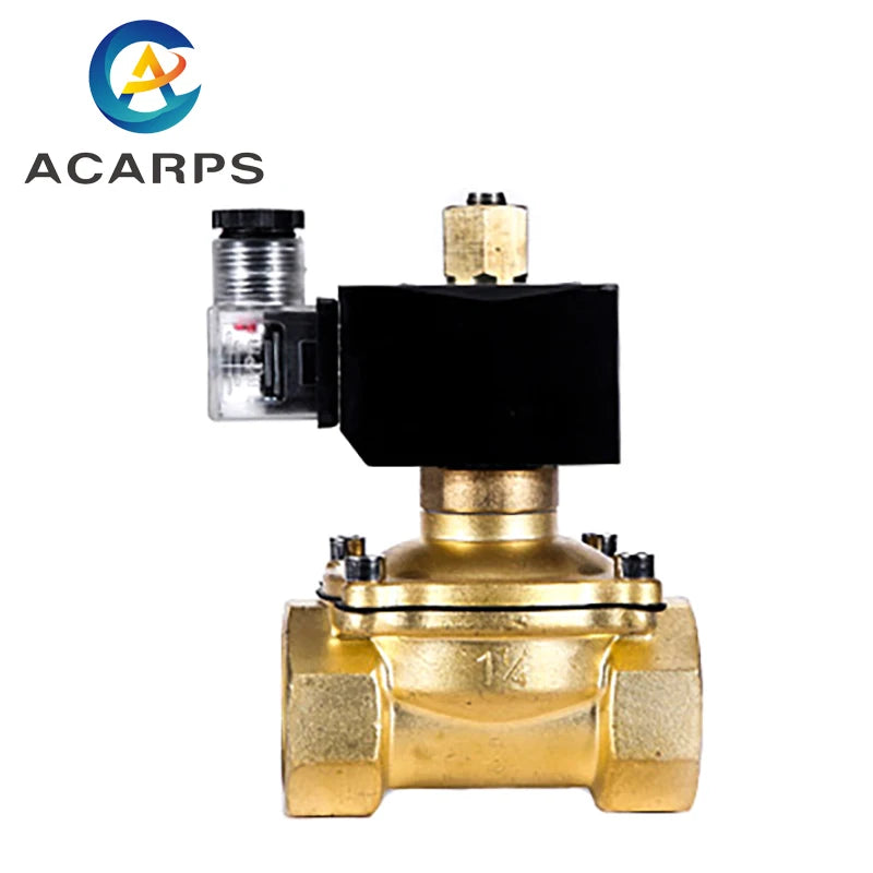 3/8 1/2 1-1/2 Brass Normally Open Solenoid Valve