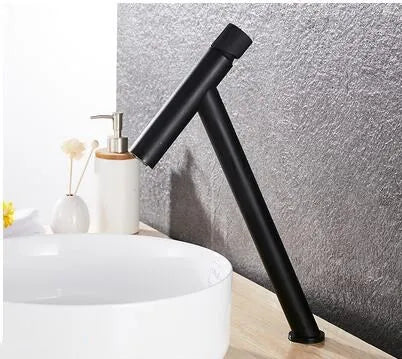 Tuqiu Basin Faucet Bathroom Lever Cold Brass Water