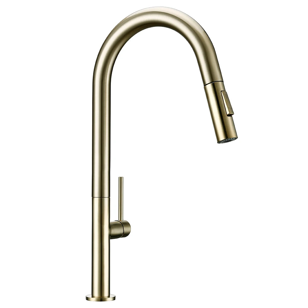Brass Brushed Gold Black 360 Oegree Rotation Cold