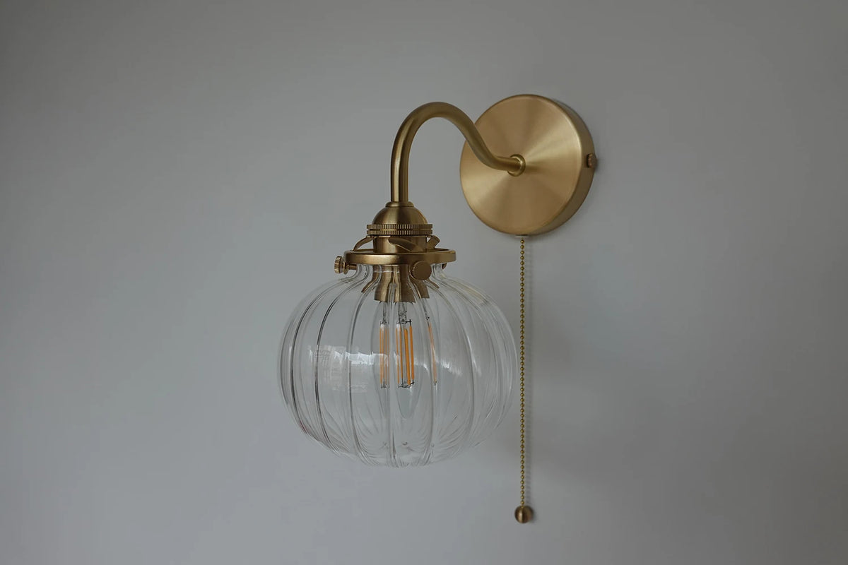 Iwhd Little Glass Ball Led Wall Light Fixtures
