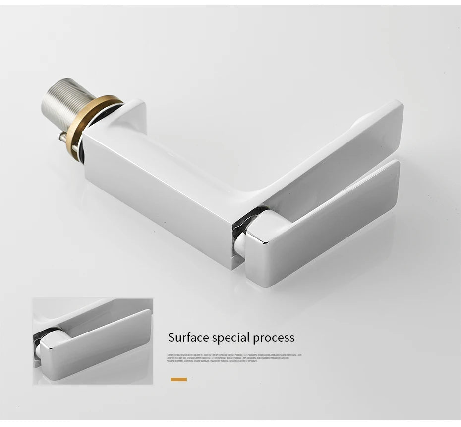 Basin Faucet Bathroom Sink Faucet Handle Hole Chrome
