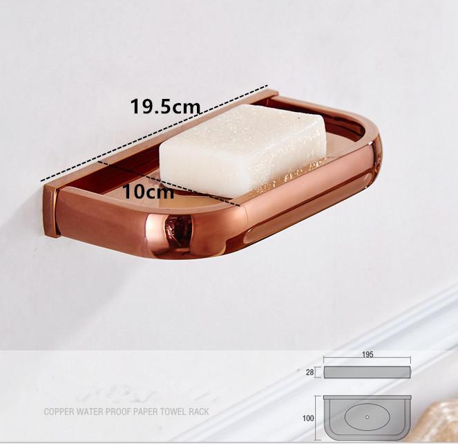 Biggers Luxury Rose Gold Copper Bathroom Paper Holder