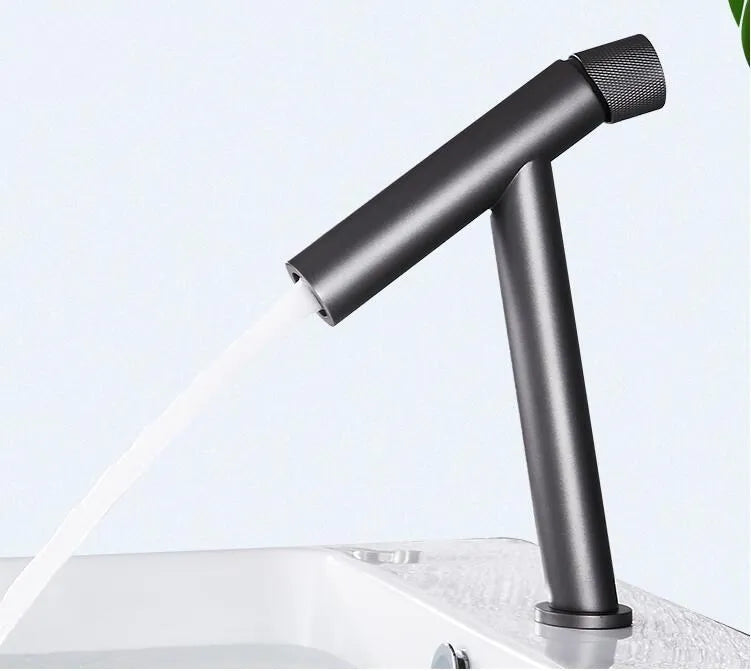 Tuqiu Basin Faucet Bathroom Lever Cold Brass Water