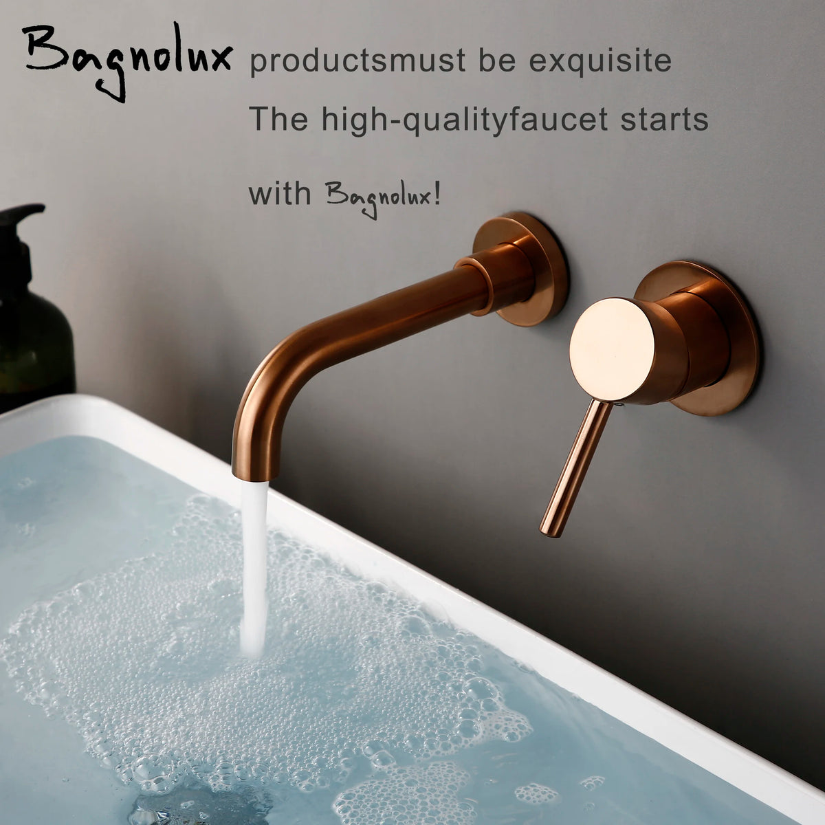 Bagnolux Black Chrome Rose Gold Brushed Polished Brass