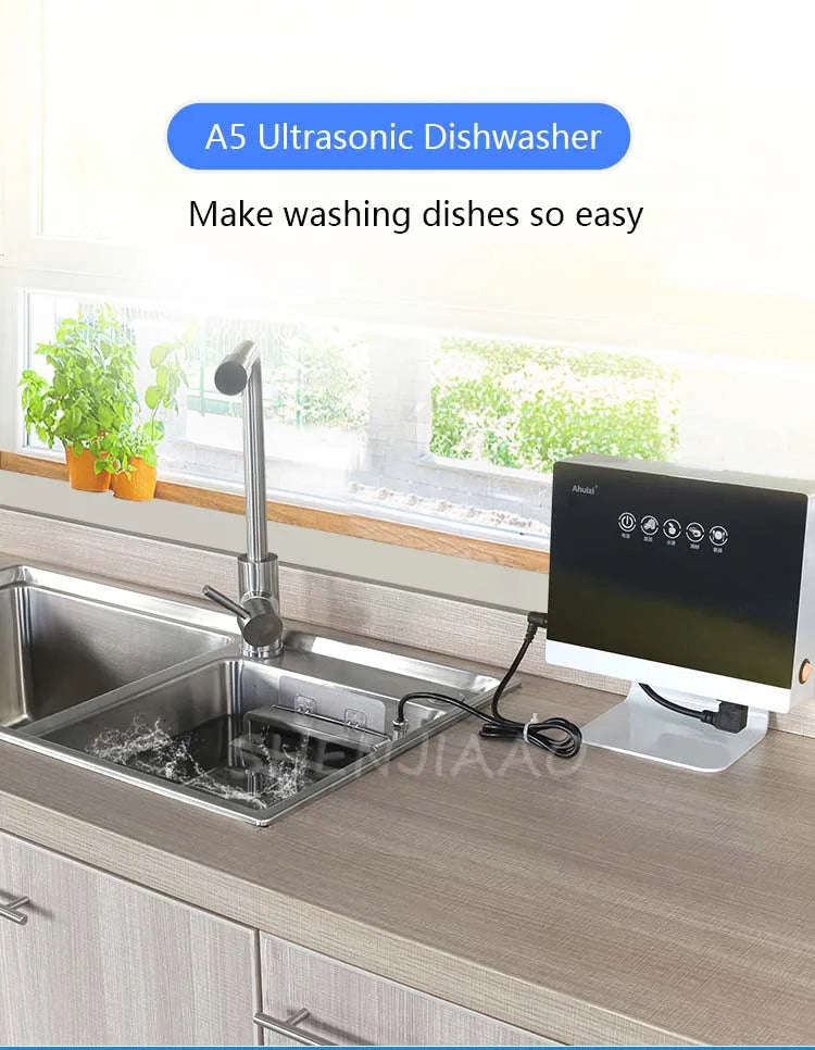 Sink Dishwasher Automatic Ultrasonic Dishwasher Small