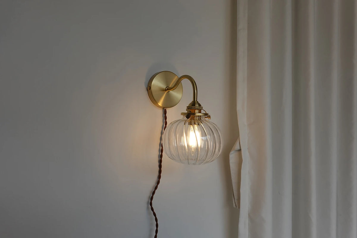 Iwhd Little Glass Ball Led Wall Light Fixtures