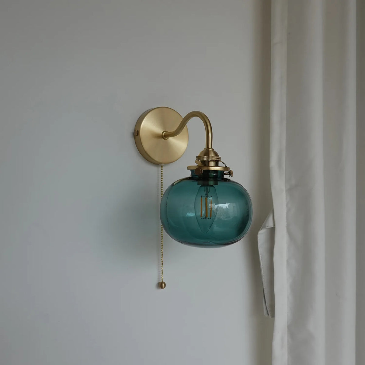 Iwhd Little Glass Ball Led Wall Light Fixtures
