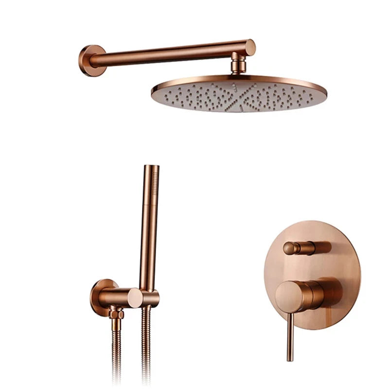Bagnolux Shower Brass Drawing Concealed Wall Hanging Top
