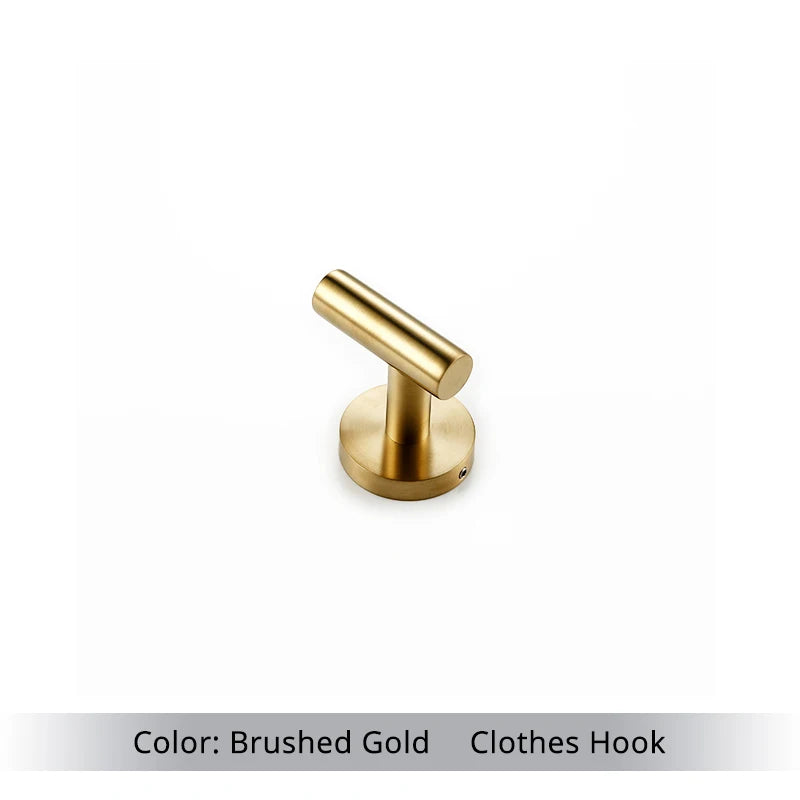 Brushed Gold Bathroom - Wall Mount Hand Towel