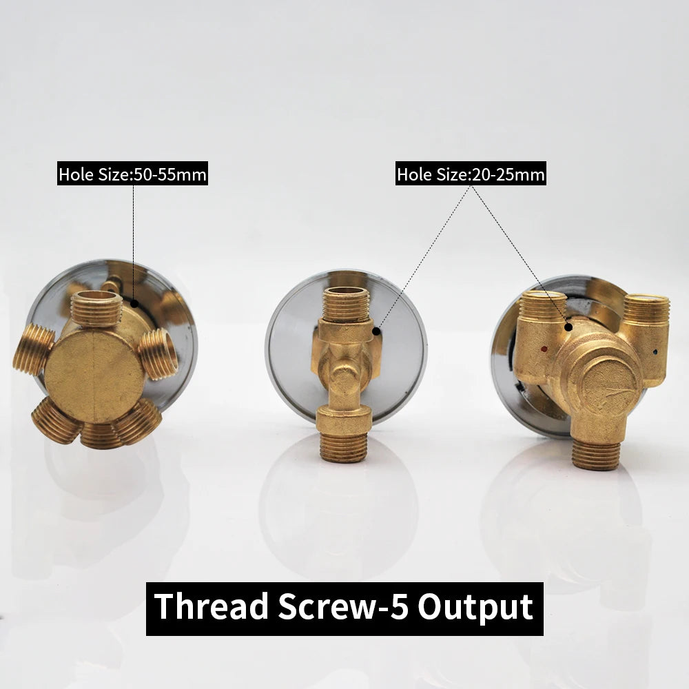 Split Type Thermostatic Shower Cabin Faucet Tap Shower