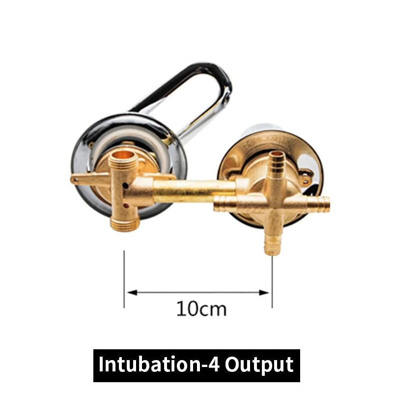 Vagsure 2/3/4/5 Ways Water Outlet Cold Intubation 10/12
