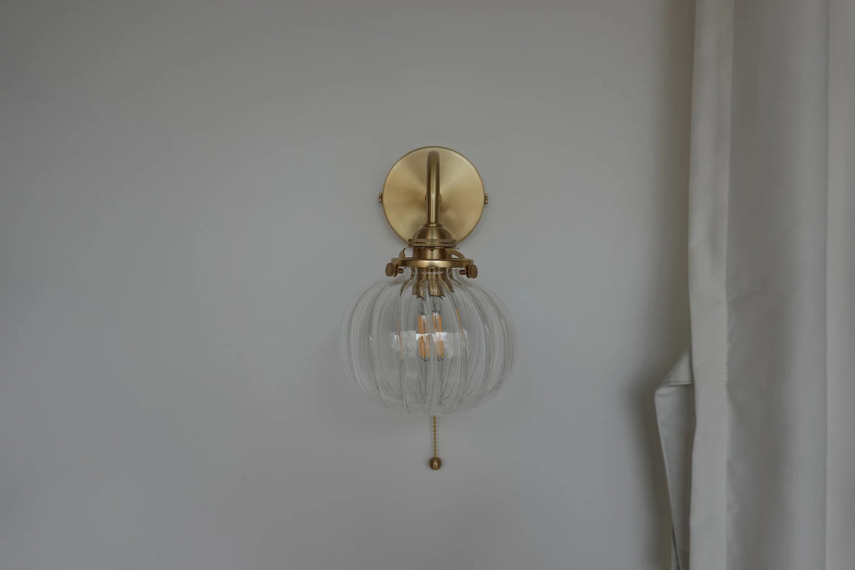 Iwhd Little Glass Ball Led Wall Light Fixtures