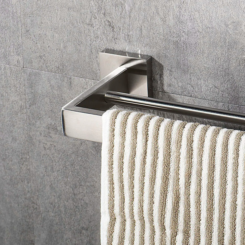 Stainless Steel Bathroom Brushed Nickel Towel Rack Toilet