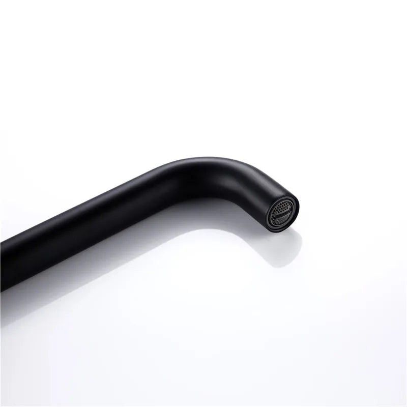 Modern Style Bathroom Basin Mixer Tap Dual Holder