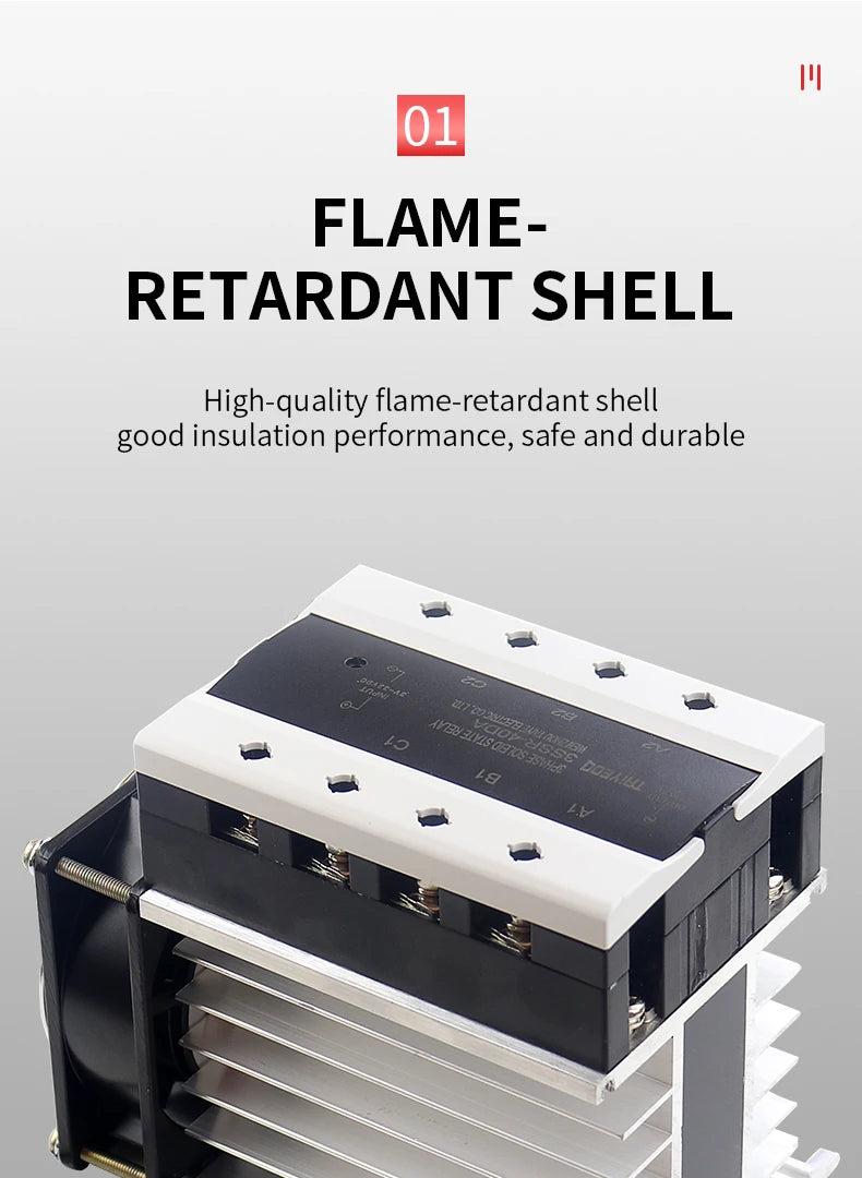40/60/80/100/120/150/200a Three-Phase Solid State Relay Dc